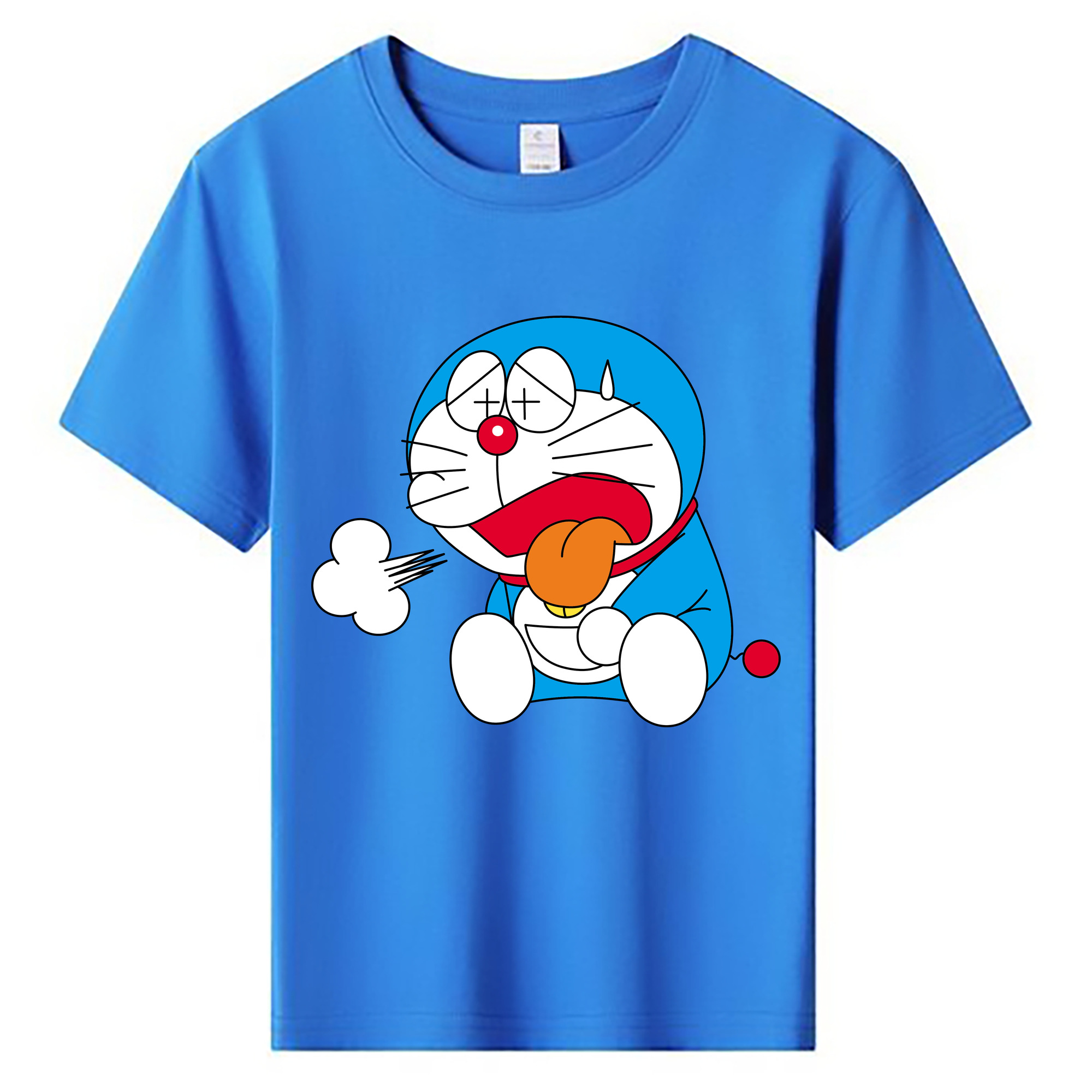 （画像用） ドラえもん Doraemon 綿100％キッズTシャツ（フロントプリント）